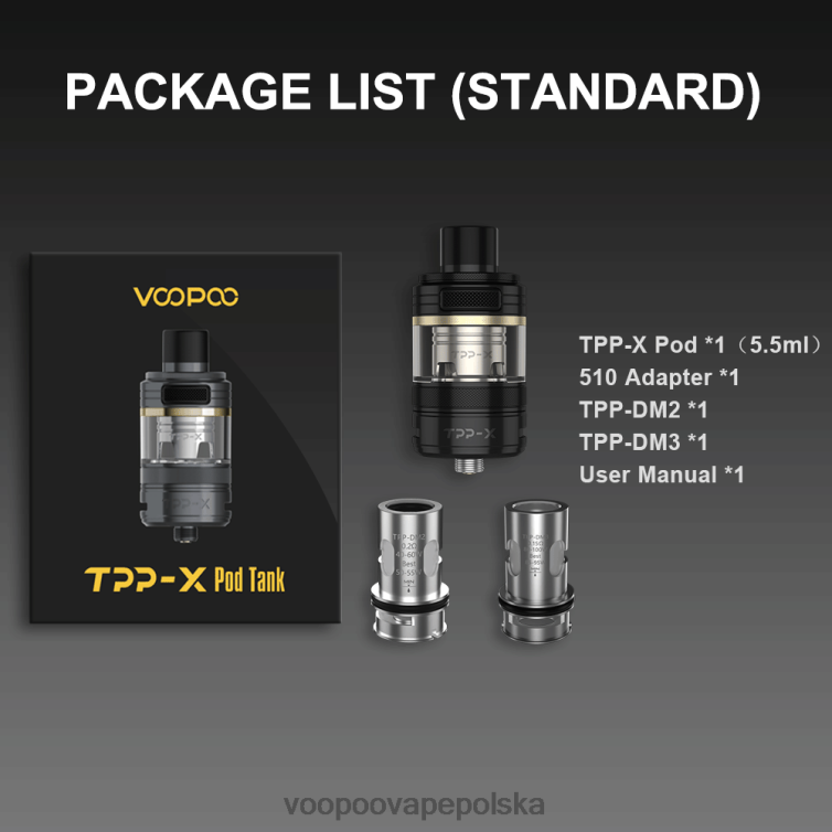 VOOPOO TPP X zbiornik na kapsuły tęcza R8680514 | VOOPOO Vape Mod Polska
